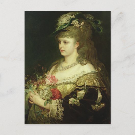 女の子 ポストカード (正面)