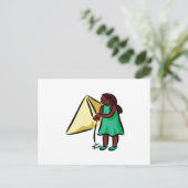 女の子 ポストカード (スタンド正面)