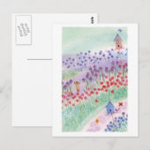 女の子 ポストカード (正面/裏面)