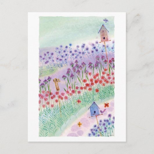 女の子 ポストカード (正面)