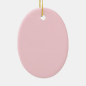 女の子/ポニーピンク セラミックオーナメント (裏面)