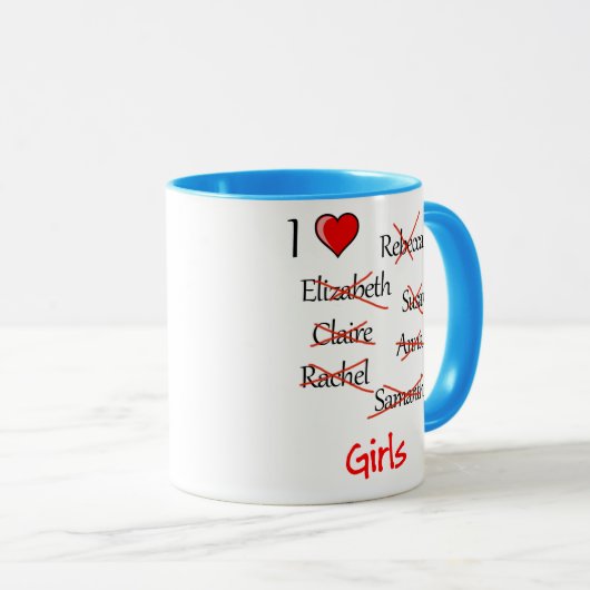 「女の子♥」 マグカップ (正面右)