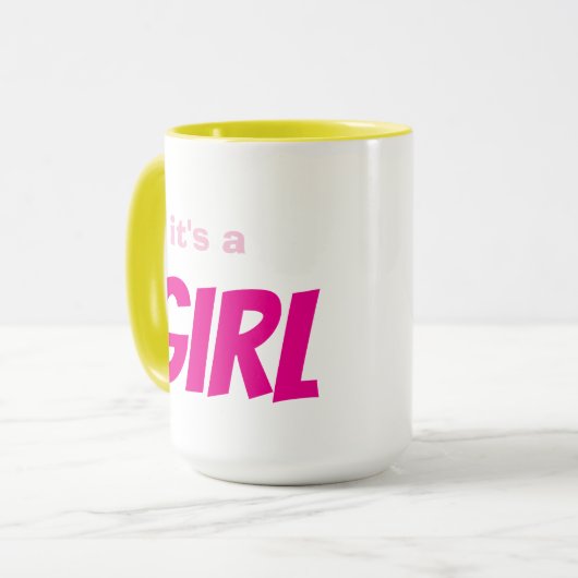 女の子 マグカップ (正面左)