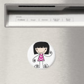女の子 マグネット (インサイチュ (食洗機))