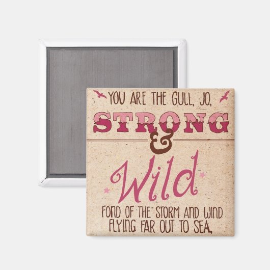 女の子 マグネット (正面/裏面)