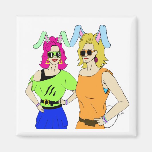 女の子 マグネット (正面)