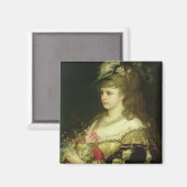 女の子 マグネット (正面/裏面)