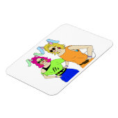 女の子 マグネット (左側)