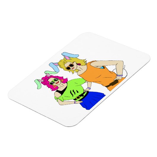 女の子 マグネット (左側)