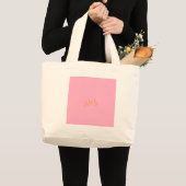 女の子 ラージトートバッグ (正面(商品))