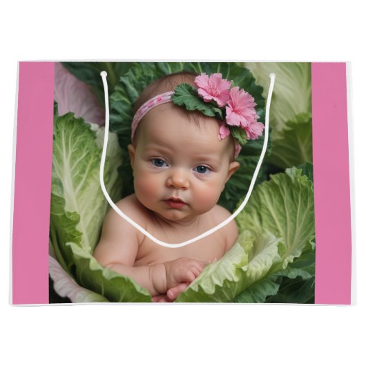 女の子 ラージペーパーバッグ (正面)