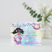 女の子 – 人魚のベビー ポストカード (スタンド正面)