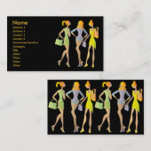 女の子… 名刺 (正面/裏面)