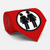 女の子 + 女の子のタイ ネクタイ (ロール)