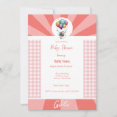 女の子 招待状 (正面)