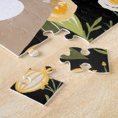 女の子 – 甘いハニービー&ベアーワイルドフラワー ジグソーパズル (側面)