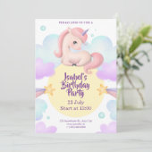 女の子、男の子とベビーの誕生日の招待 招待状 (スタンド正面)