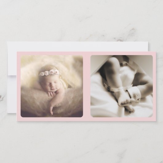 女の子…私たちの大切小さな真珠 案内状 (裏面)