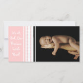 女の子…私たちの大切小さな真珠 案内状 (正面)