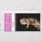 女の子…私たちの大切小さな真珠 案内状 (正面)