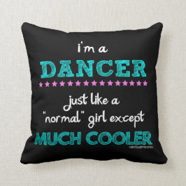 女の子-私はダンサーです クッション