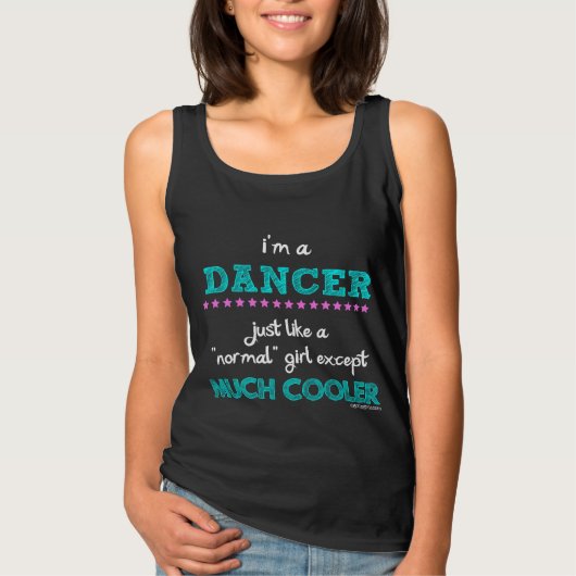 女の子-私はダンサーです Tシャツ (正面)