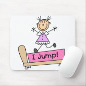 女の子 私 ジャンプ マウスパッド (マウス)
