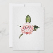 女の子 – 紅茶パーティー赤ちゃんシャワー招待状 招待状 (裏面)