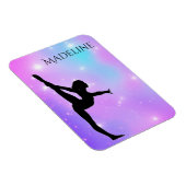 女の子（紫）グラデーション マグネット (右側)