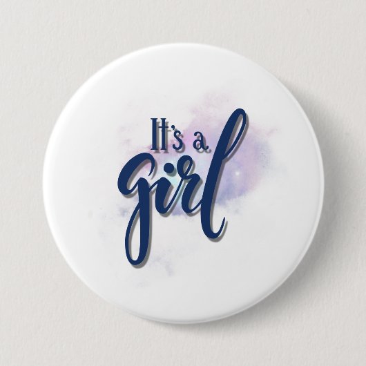 女の子 缶バッジ (正面)