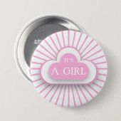 女の子 缶バッジ (正面&裏面)