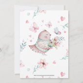 女の子 – 蝶と可愛いベイチキン セーブザデート (裏面)