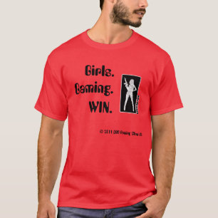 女の子。 賭博。 勝利。 DSOの一族 Tシャツ