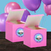 女の子 赤ちゃん人形 円形 ステッカー