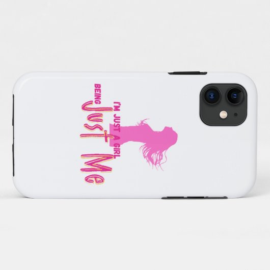 女の子 Case-Mate iPhoneケース (裏面(横))