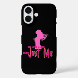 女の子 iPhone 16ケース