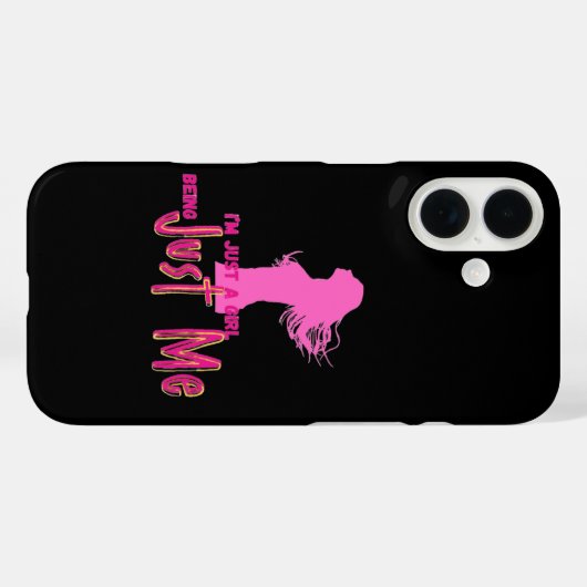女の子 Case-Mate iPhoneケース (裏面 (横))
