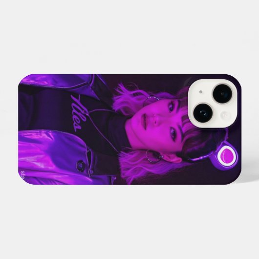 女の子 iPhoneケース (裏面横)