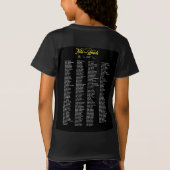 女の子- ITW (役人) Tシャツ (裏面)