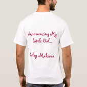 女の子 Tシャツ (裏面)