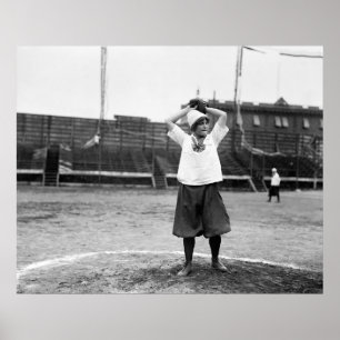 女の子Baseball 1913年 ポスター