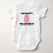 女の子BBQのワイシャツ Tシャツ (裏面)