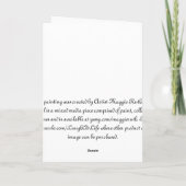 女の子BF:素晴らしオリジナル絵画 カード (裏面)