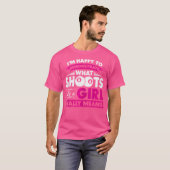 女の子Biのように撮った写真を見せてくれて嬉しい Tシャツ (正面フル)