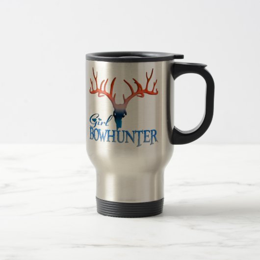 女の子BOWHUNTERのシカのタンブラー トラベルマグ (右)
