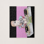 女の子DJの漫画のジグソーパズル ジグソーパズル (縦)