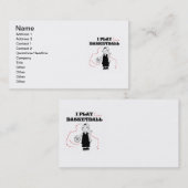 女の子Iの演劇のバスケットボールのTシャツおよびギフト 名刺 (正面/裏面)