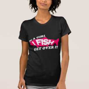 女の子Iの魚がそれを乗り越えるim Tシャツ
