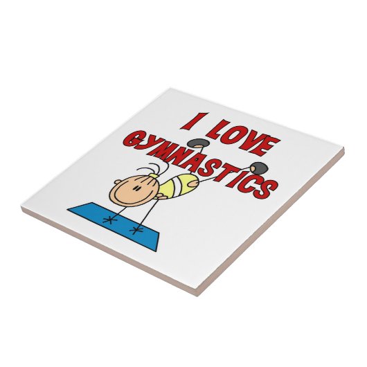 女の子I愛体操 タイル (側面)