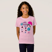 女の子I愛泥水溜 Tシャツ (正面フル)
